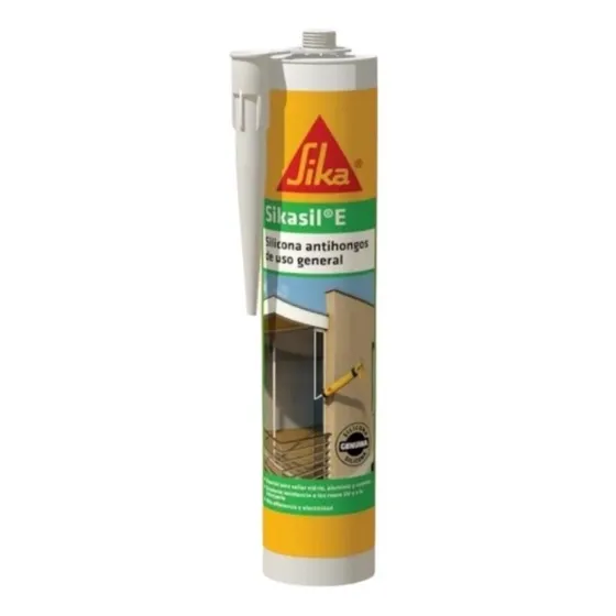 Sikasil E Silicona Antihongos 300 Ml Sika