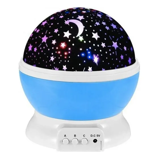 Projetor De Lâmpada Led Estrelas Girando Refletor De Natal