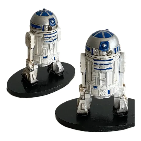 Boneco R2d2 Saga Star Wars De Resina 09cm
