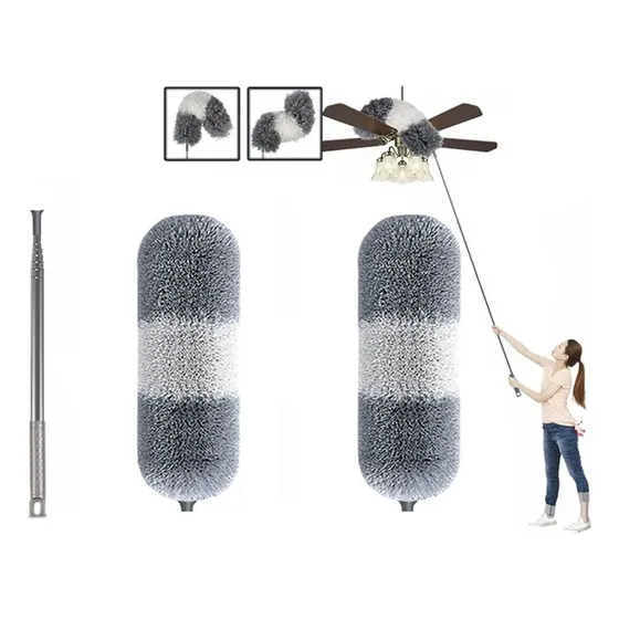 Plumero Retractil Microfibra Techo Extensión Limpiador Polvo