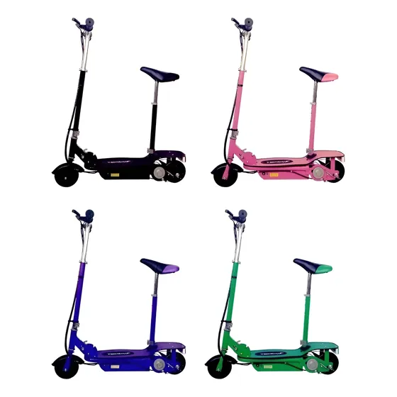 Patineta Scooter Eléctrica Monopatín Teksilver Silla Niños