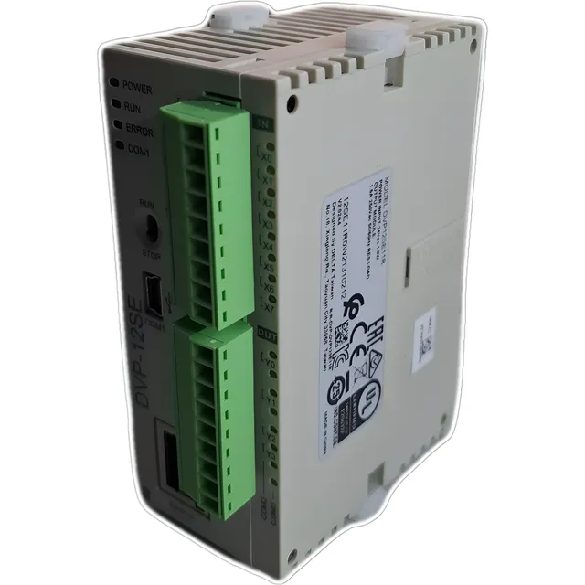 Delta Dvp-12se11r | Plc Compacto 8di/2ai/4do, 24vcd