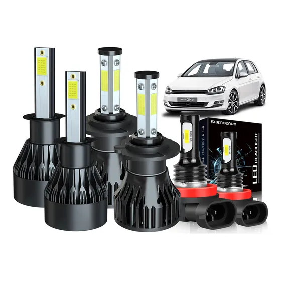 Para Volkswagen Amarok 2018-20 Kit De Bombilla Led H1 H7 H11