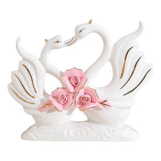 2 Uds. Estatuillas De, Estatua De Cisne Moderna, Escultura, 2 Uds. Estatuillas De, Estatua De Cisne Moderna, Escultura,