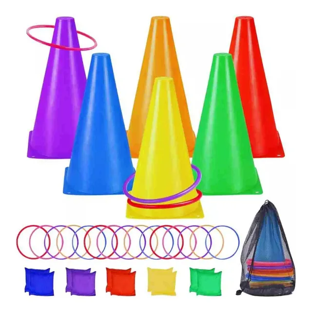 10 Cono 10 Aros Entrenamiento Agilidad +10 Bolsas De Arena