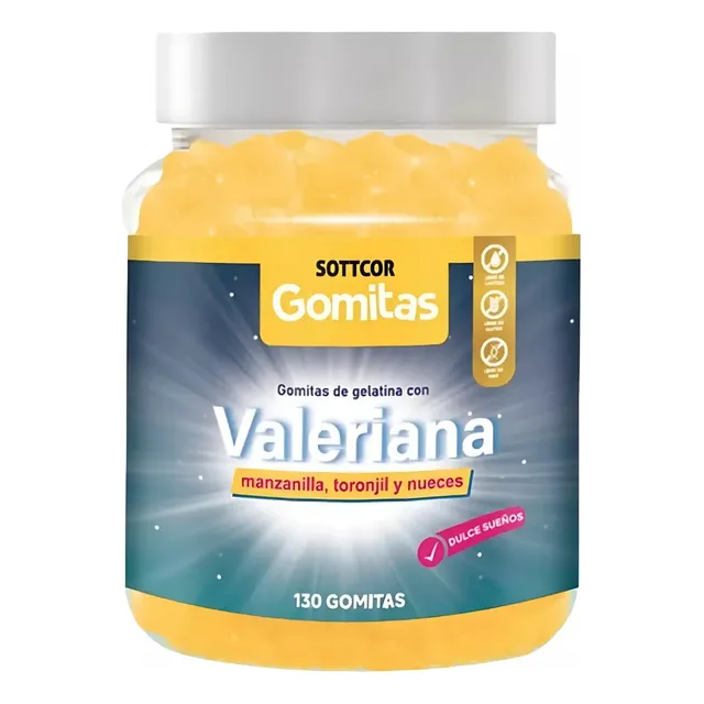 Valeriana Para Dormir Relajacion Gomitas 130 Unid Inc/envio
