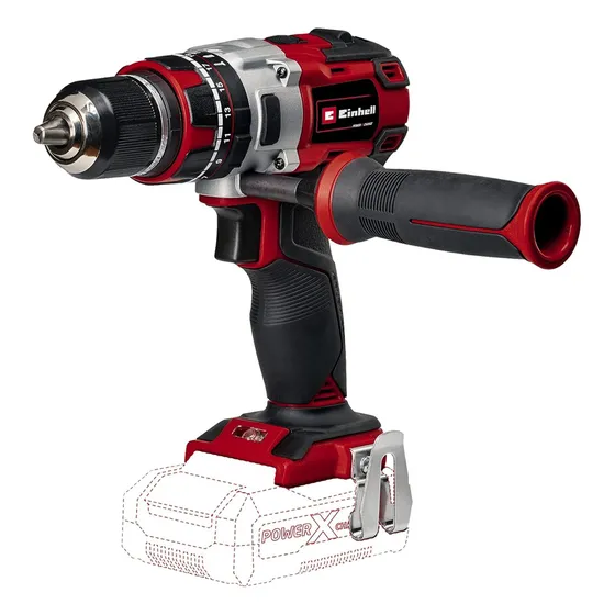 Taladro Percutor Atornill Inalambrico Brushless Einhell Solo Color Rojo