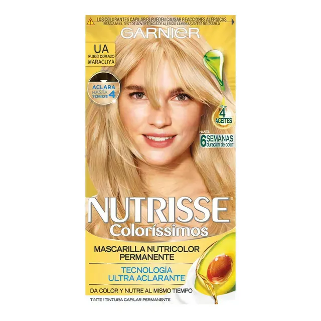 Tinta Garnier Nutrisse 1013 Color Rubio Dorado Maracuya Tono Rubio Dorado Maracuy