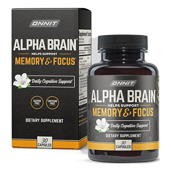 Suplemento Cerebral Nootrópico Onnit Alpha Brain Para