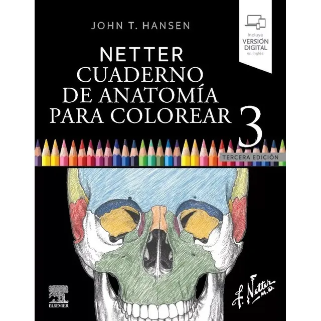 Netter Cuaderno De Anatomía Para Colorear 3ra Edición: No, D