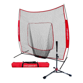 Powernet Baseball Softball Practice Net 7x7 With Travel Tee Powernet Baseball Softball Practice Net 7x7 With Travel Tee