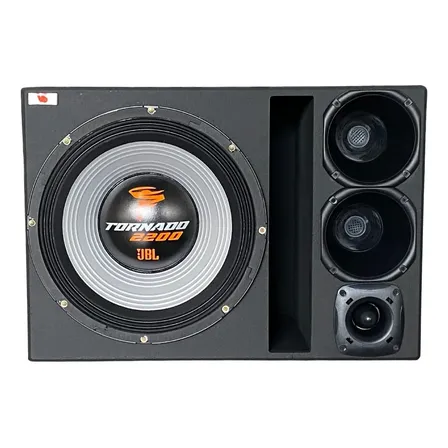 Caixa Trio 15'' Tornado Jbl 15swt2200 + 2 D200-x + 1 St200