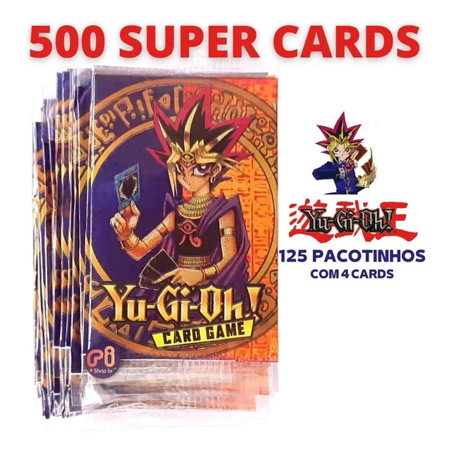 Kit 400 Cards = 100 Pacotinhos/cartas/figurinhas/cartinhas.