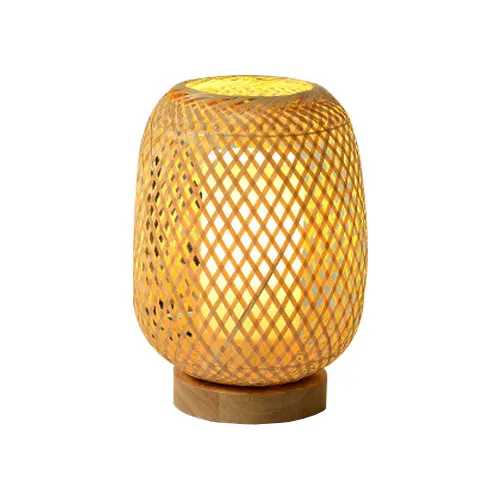 Portátil De Mesa En Bambú E27 Ø150
