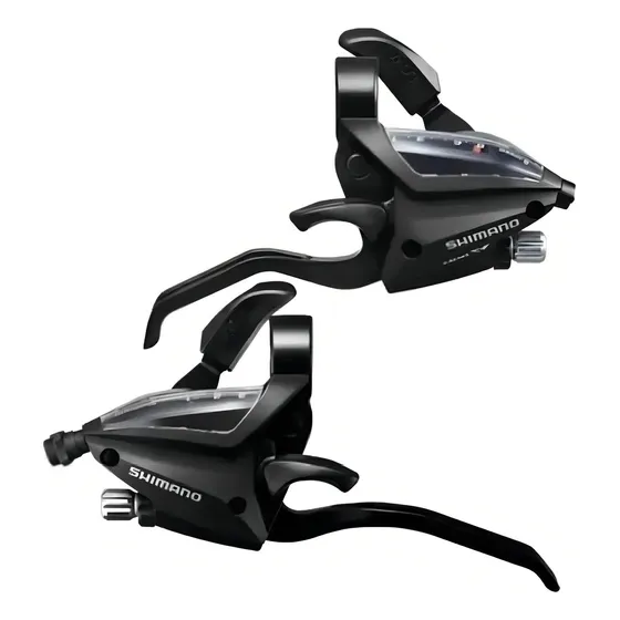 Trocador Shimano Ez Fire Plus St-ef500 3 X 8v 24v Preto
