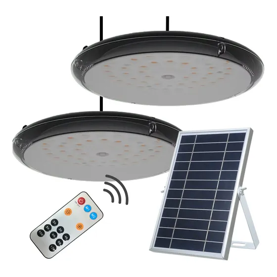 Lamparas Solares Exterior Interior Pack X 2u. Control Jardin