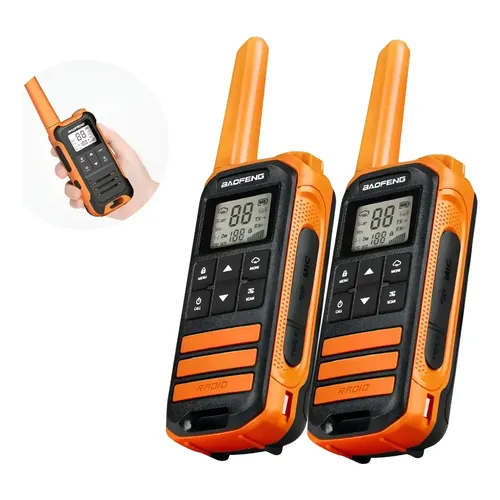Jzpalta Qualidade 2pcs Mini Walkie Talkie Fones De Ouvido 3