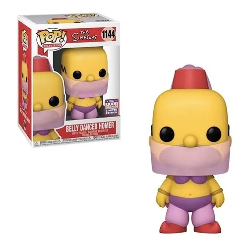 Funko Pop! Television: The Simpsons - Belly Dancer Homer #1144 2021 Summer Convention Limited Edition