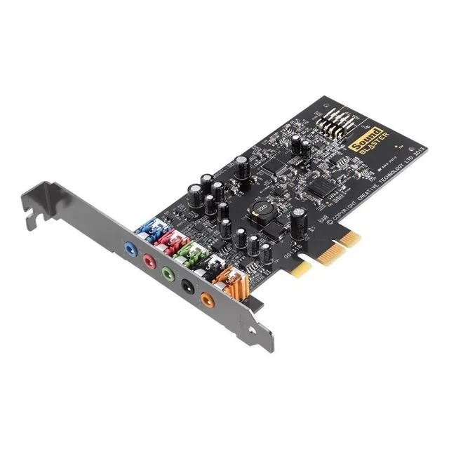 Tarjeta De Sonido Creative Sound Blaster Audigy Fx Pcie 5.1 Con Amplificador De Auriculares De Alto Rendimiento