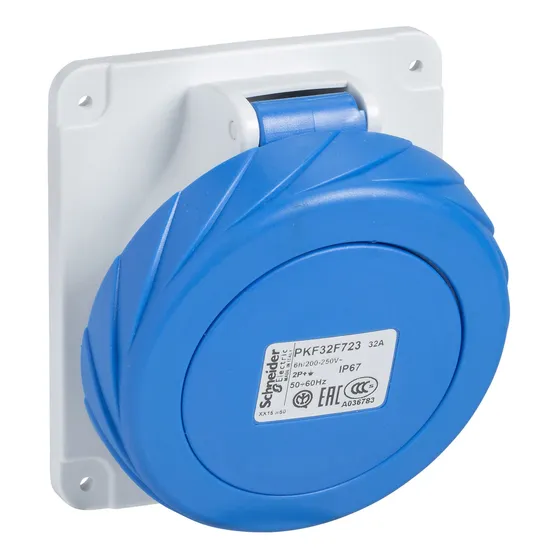 Toma Industrial De Embutir Schneider 16a 2p+t 220v Ip67