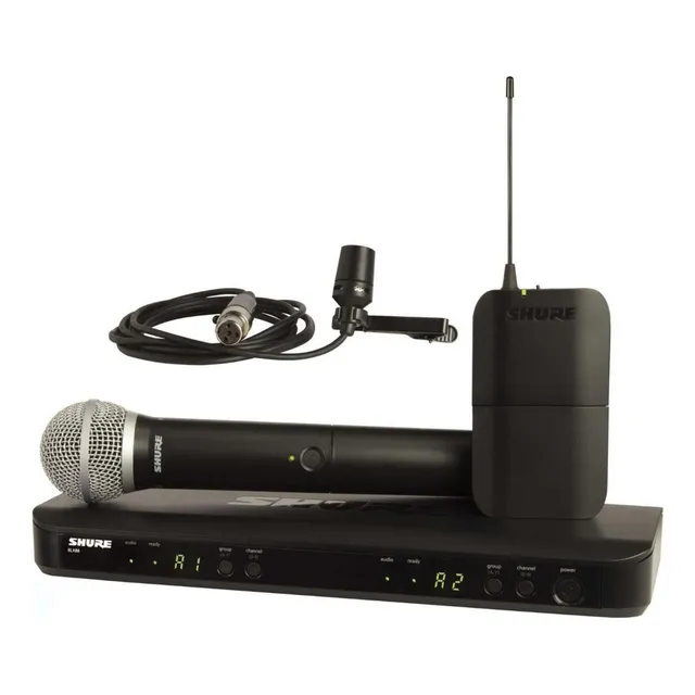 Micrófono Inalámbrico Mano Y Solapa Shure Blx1288/cvl