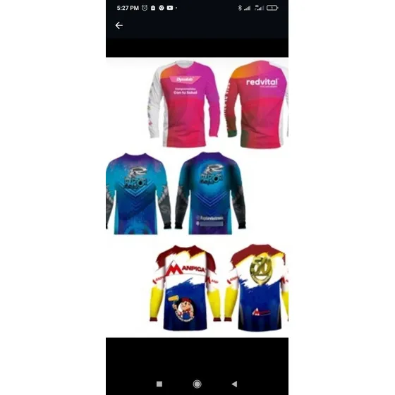 Camisas Manga Larga Sublimados