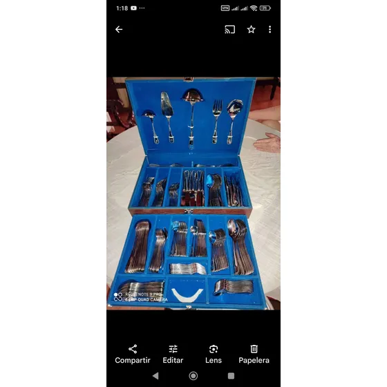 Juego De Cubiertos De Acero 209 Piezas