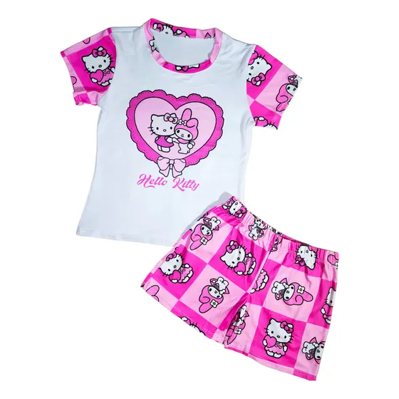 Pijama Niña Pantalon Corto Short