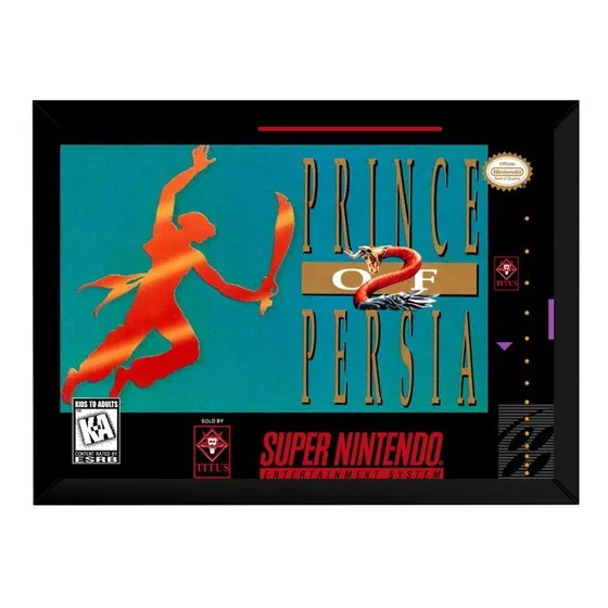 Quadro Game Snes Prince Of Persia 2