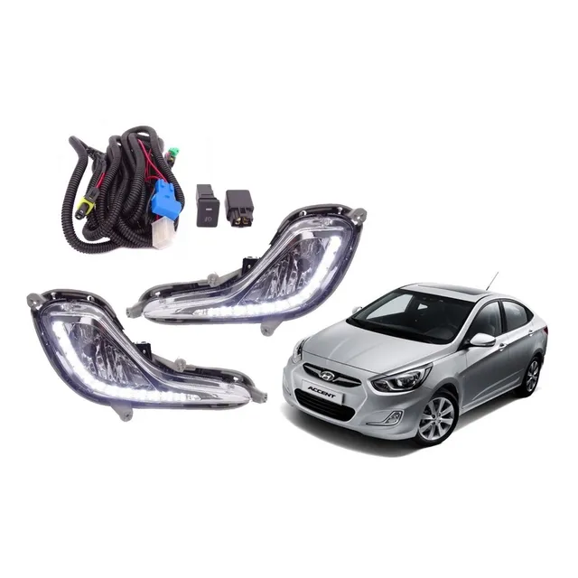 Kit Neblineros Led Compatible Hyundai Accent Sedan 12-20