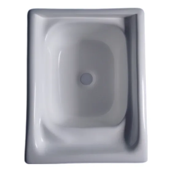 Batea Mini Pequeña En Fibra De Vidrio Blanca