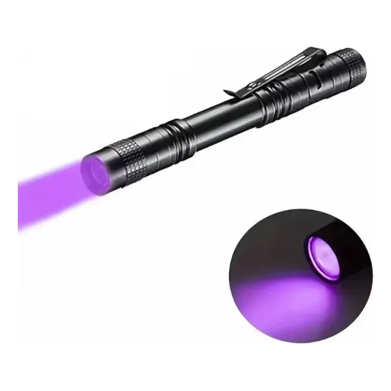 Linterna De Luz Led Ultravioleta Detector De Billetes Falsos