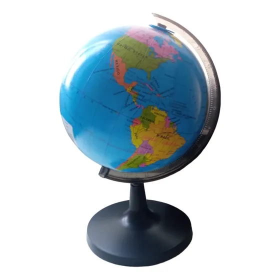 Globo Terráqueo Escolar Mapa Giratorio 30 Cm Didáctico