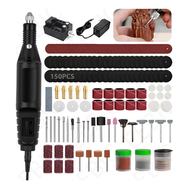 Mini Taladro Mototool Electrico Con 150 Accesorio Kits 12v
