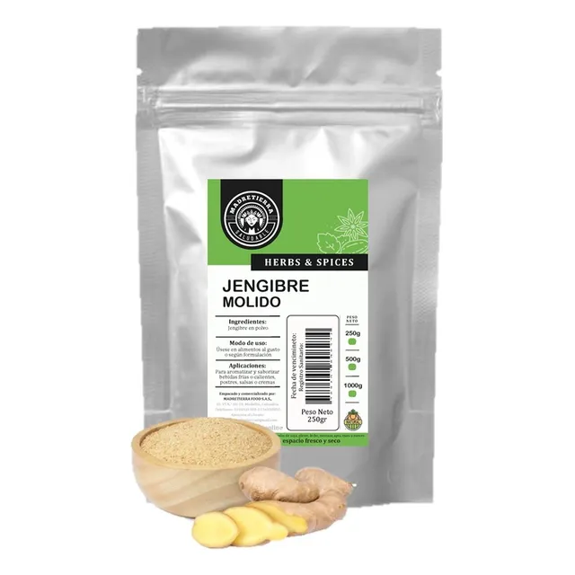 Jengibre En Polvo X250g Puro - Kg a $38