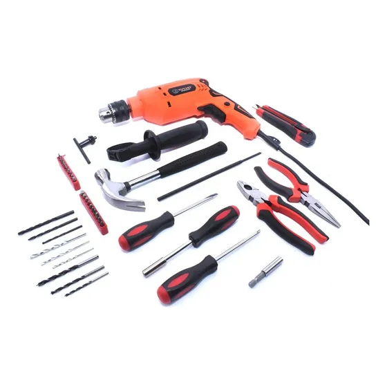 Taladro 13mm 650w Con Herramientas Toyaki Tk-877