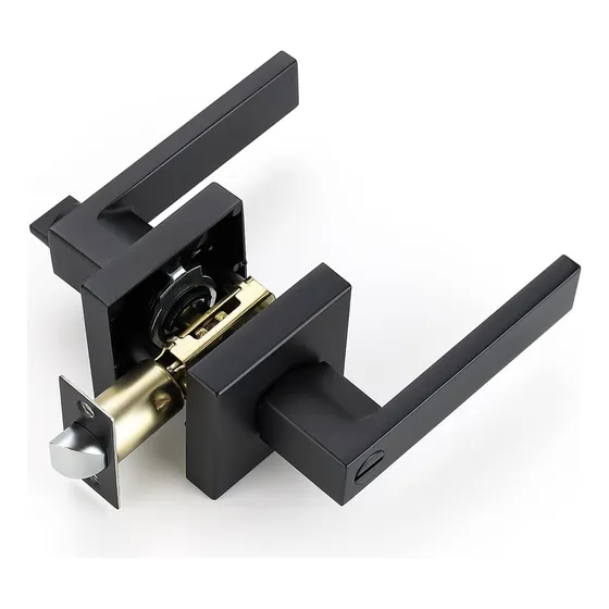 Cerradura Con Llaves Metal Negro Nuevo En Caja