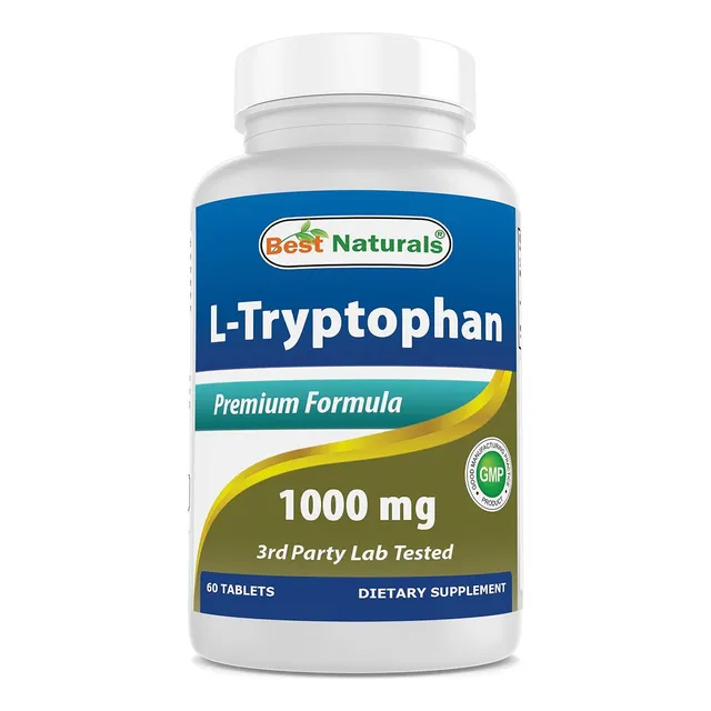 L-triptófano Best Naturals 1000mg 60 Tabletas