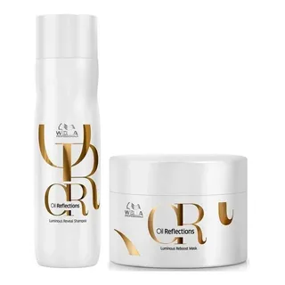 Wella Kit Shampoo Oil Reflections 250 Ml + MĂĄscara De 150 Ml Wella Kit Shampoo Oil Reflections 250 Ml + MĂĄscara De 150 Ml