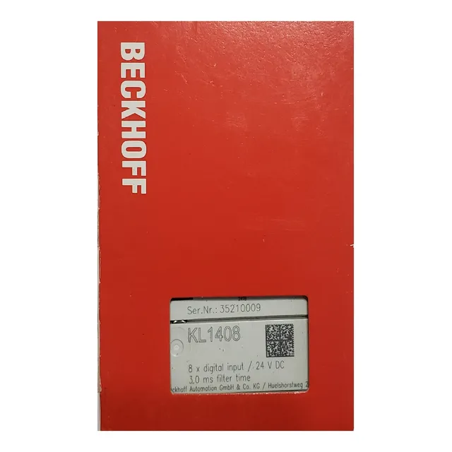 Beckhoff Kl1408 Modulo De Entradas Digitales 8 X 24 Vdc