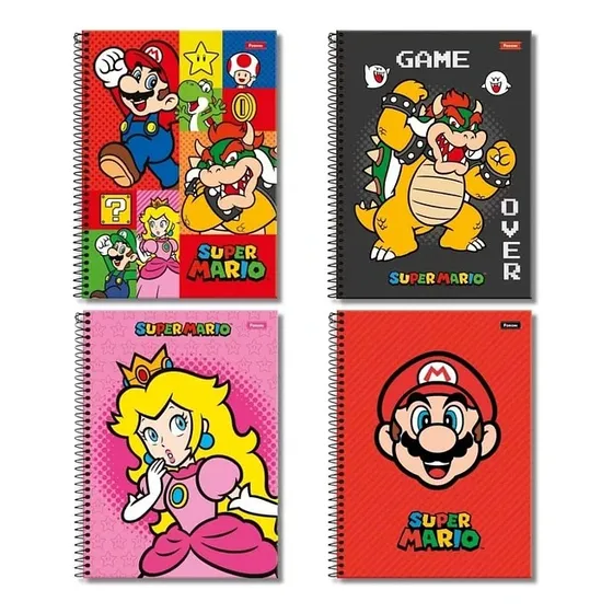 Cuaderno Carta 150 Hojas 7mm Foroni Super Mario Lidtem24 Color MARIO BROSS