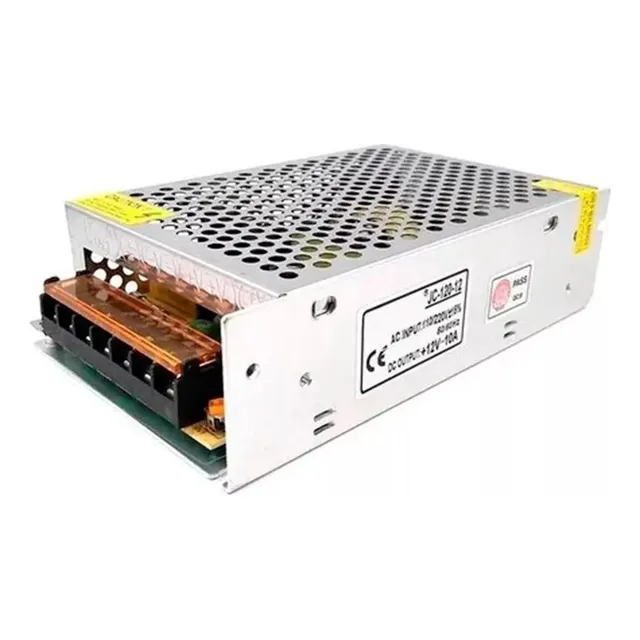 Fuente Conmutada Alimentacion 12v 10a 120w 110vca 220vca