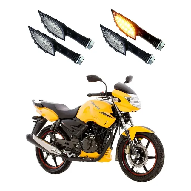 Kit 4 Setas Esportivas P10 Dafra Apache 150cc 2007 2008 2009
