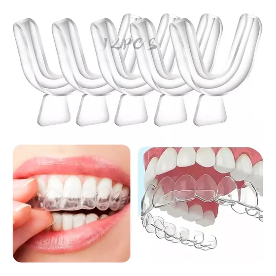 Protectores Bucales De Gel Moldeables De 12 Unidades