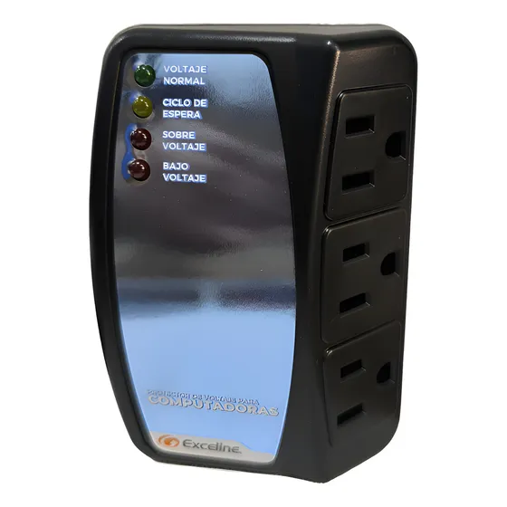 Protector De Voltaje 120v Computadora Impresora Router Modem