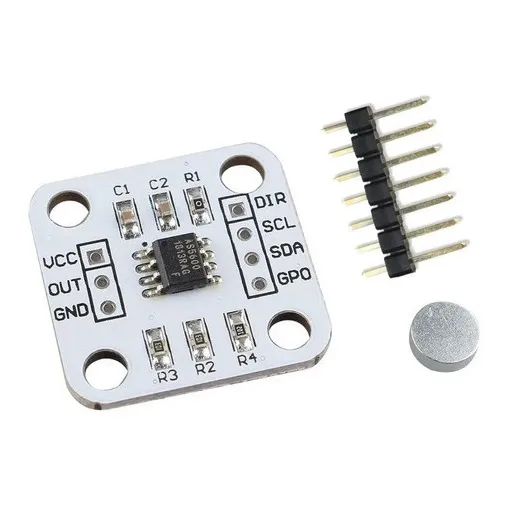 Sensor De Ângulo Magnético Potenciômetro As5600