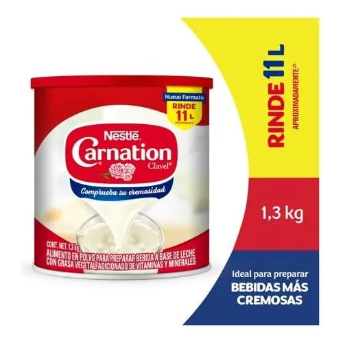 Bebida En Polvo A Base De Leche Nestlé Carnation Polvo 1.3kg