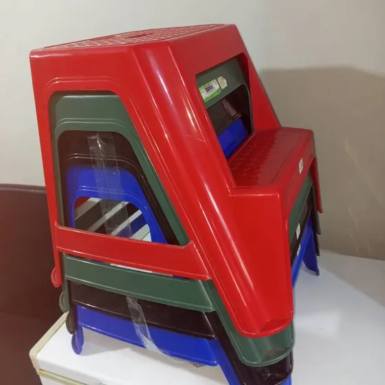 Escalera Plástica De Dos Peldaños Duraplas