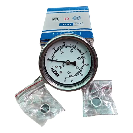 Manómetro De Wit 01 Bar / 015 Psi Con Rosca 1/4  Npt