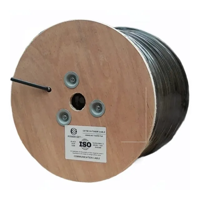Cable Utp Cat 5e Exterior - Carrete X 305 Metros!!!